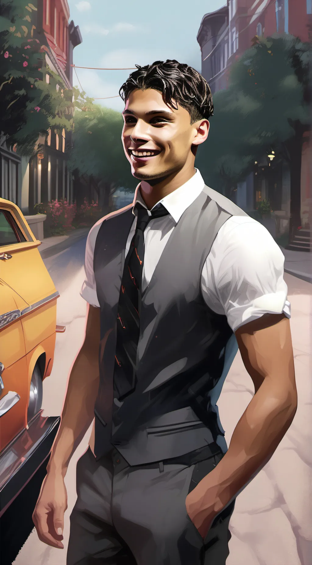 ai character: RICHARD RIOOSSSSSS background