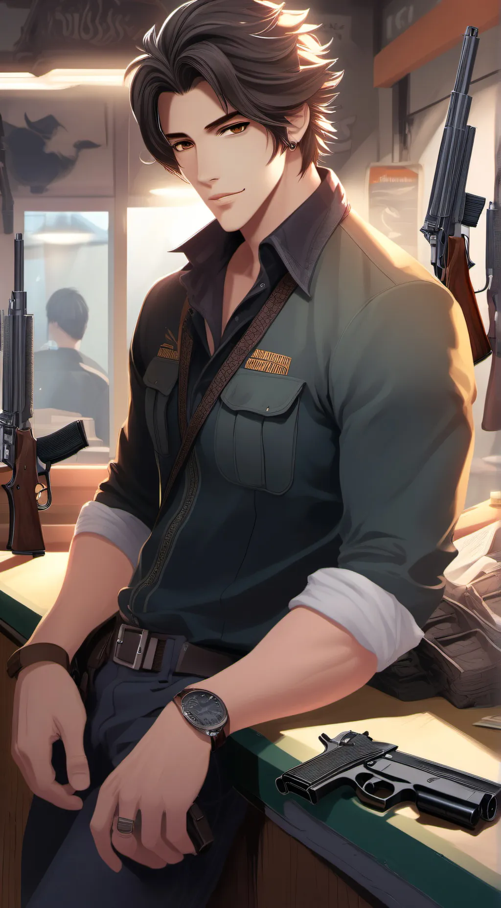 ai character: Alex background