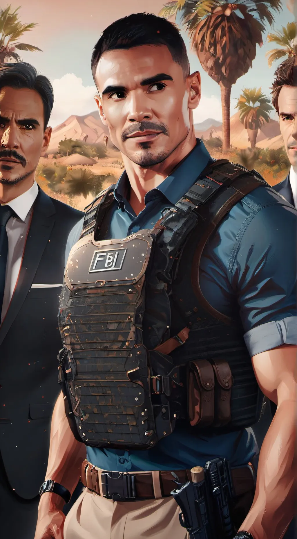 ai character: Derek Morgan background