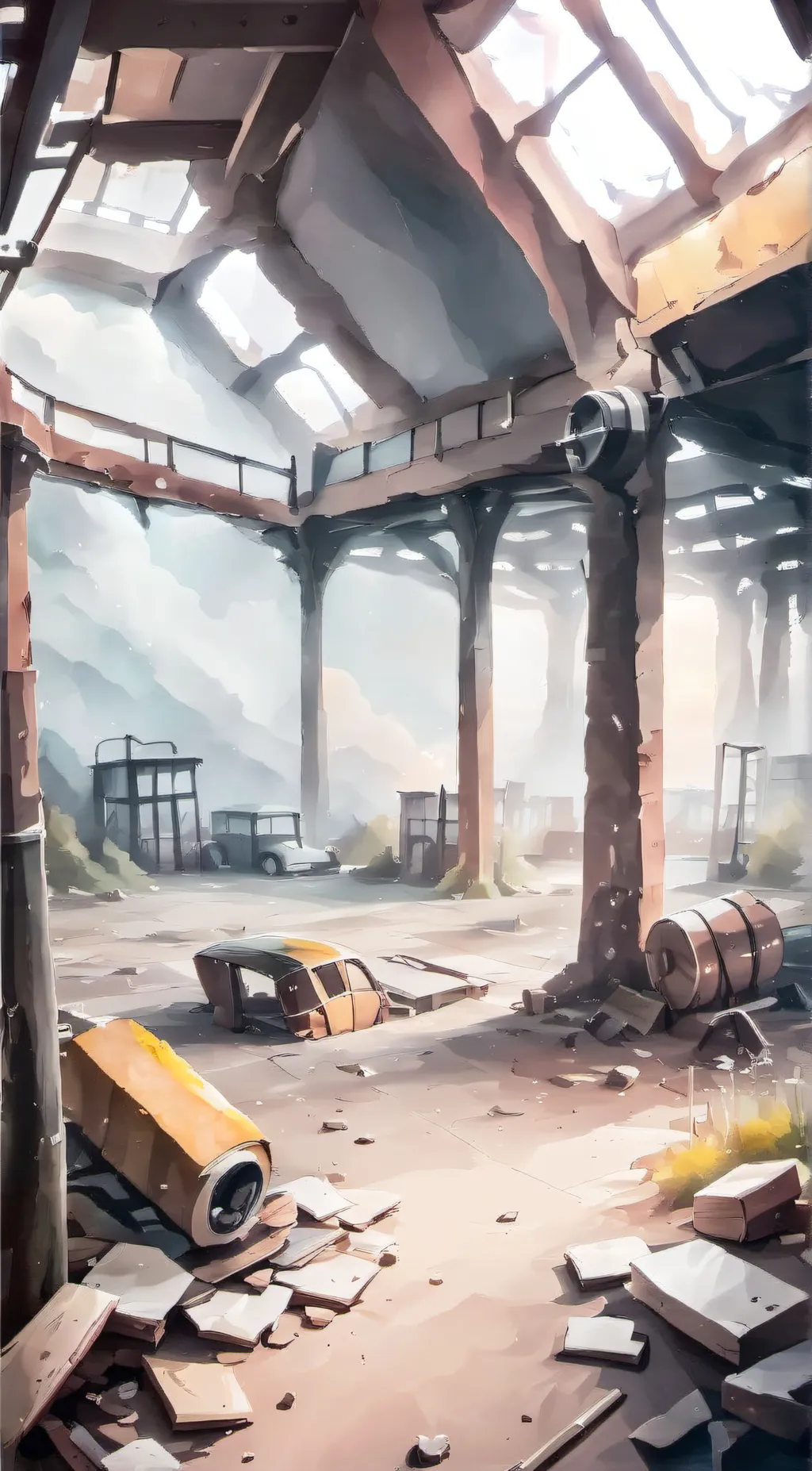 ai character: Poppy playtime  background