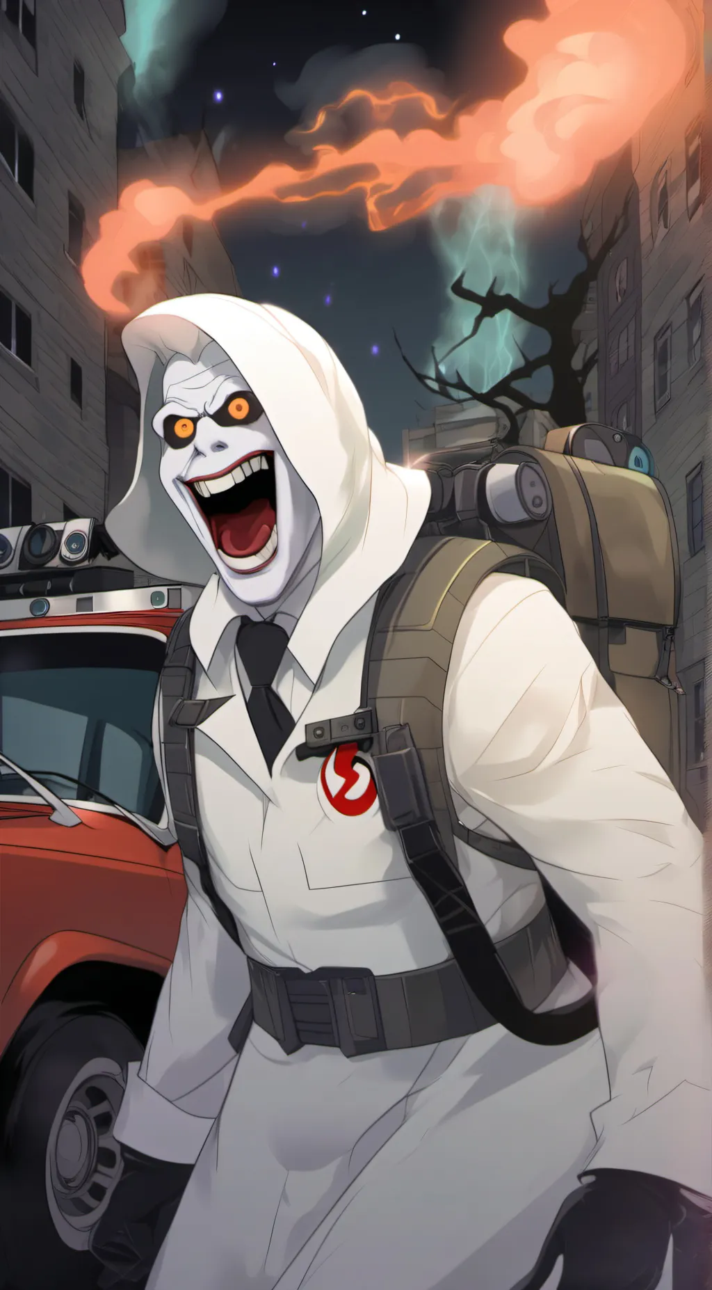 ai character: bhostgusters background