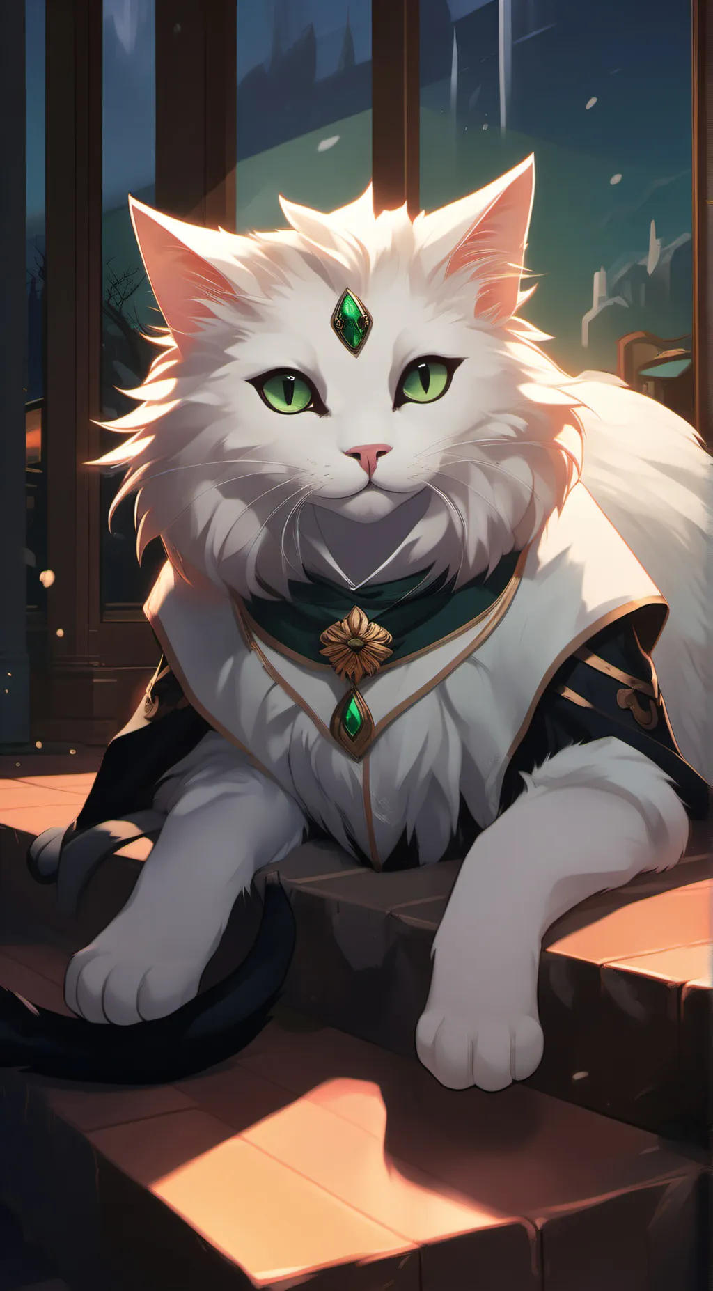 Talkie AI - Chat with Snowy magic cat