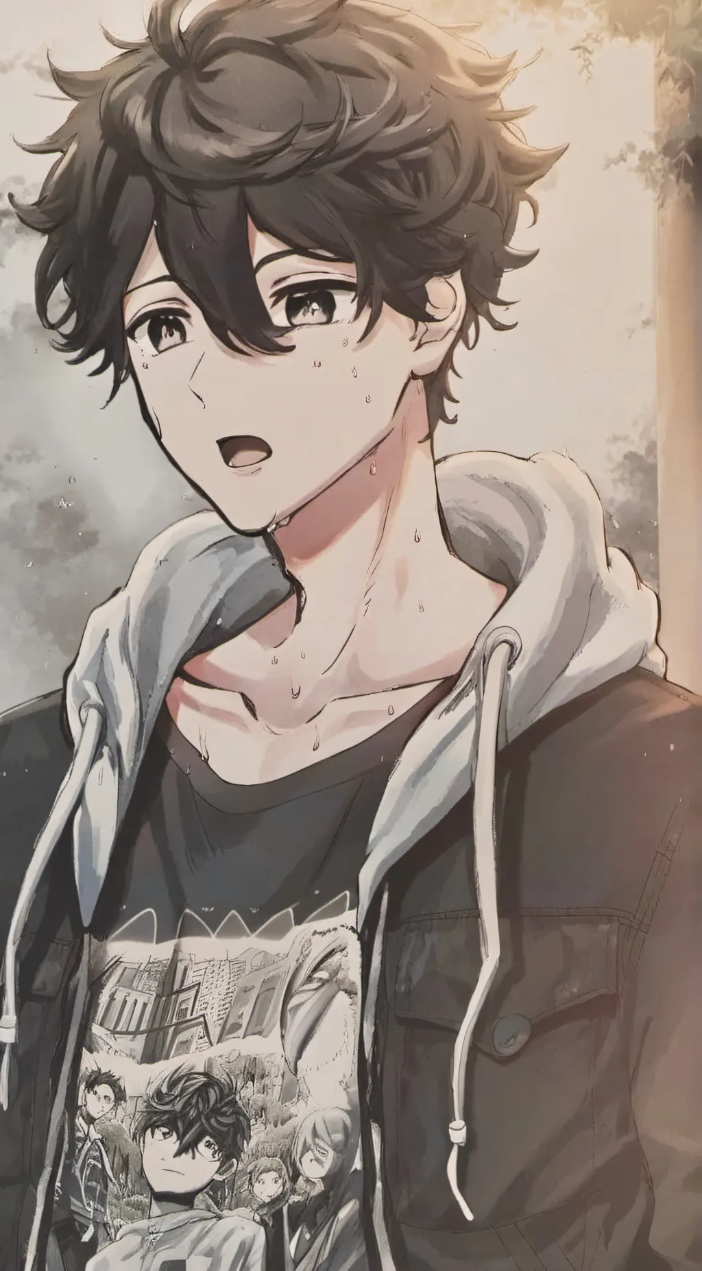 ai character: step brother  background