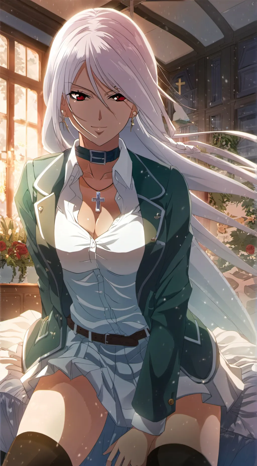 ai character: moka akashiya background