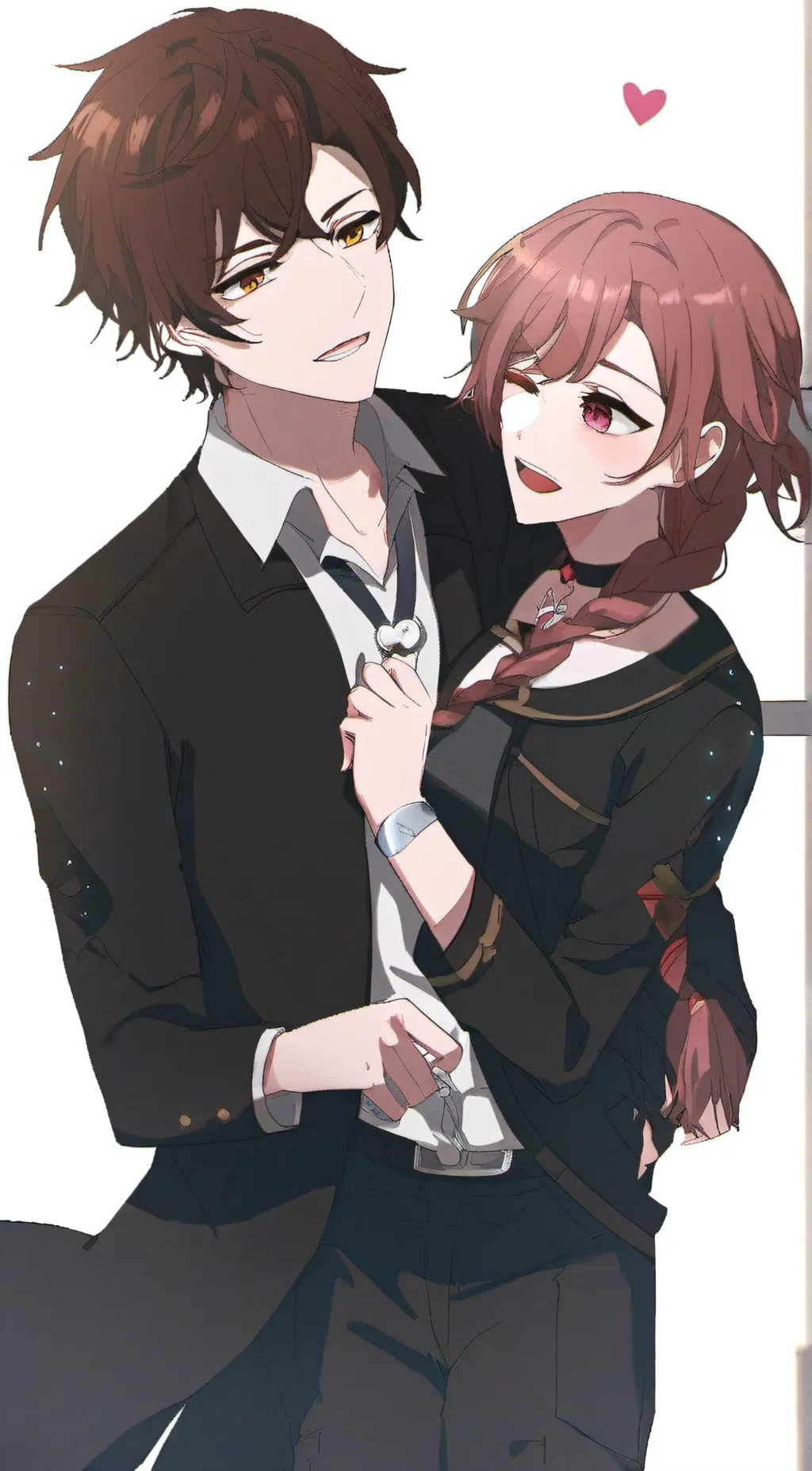 ai character: Anya and damian background