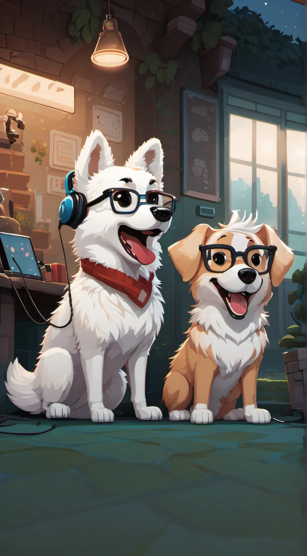 ai character: Tyler and Snowi background