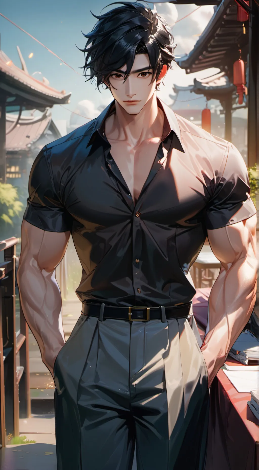 ai character: - Noah - background