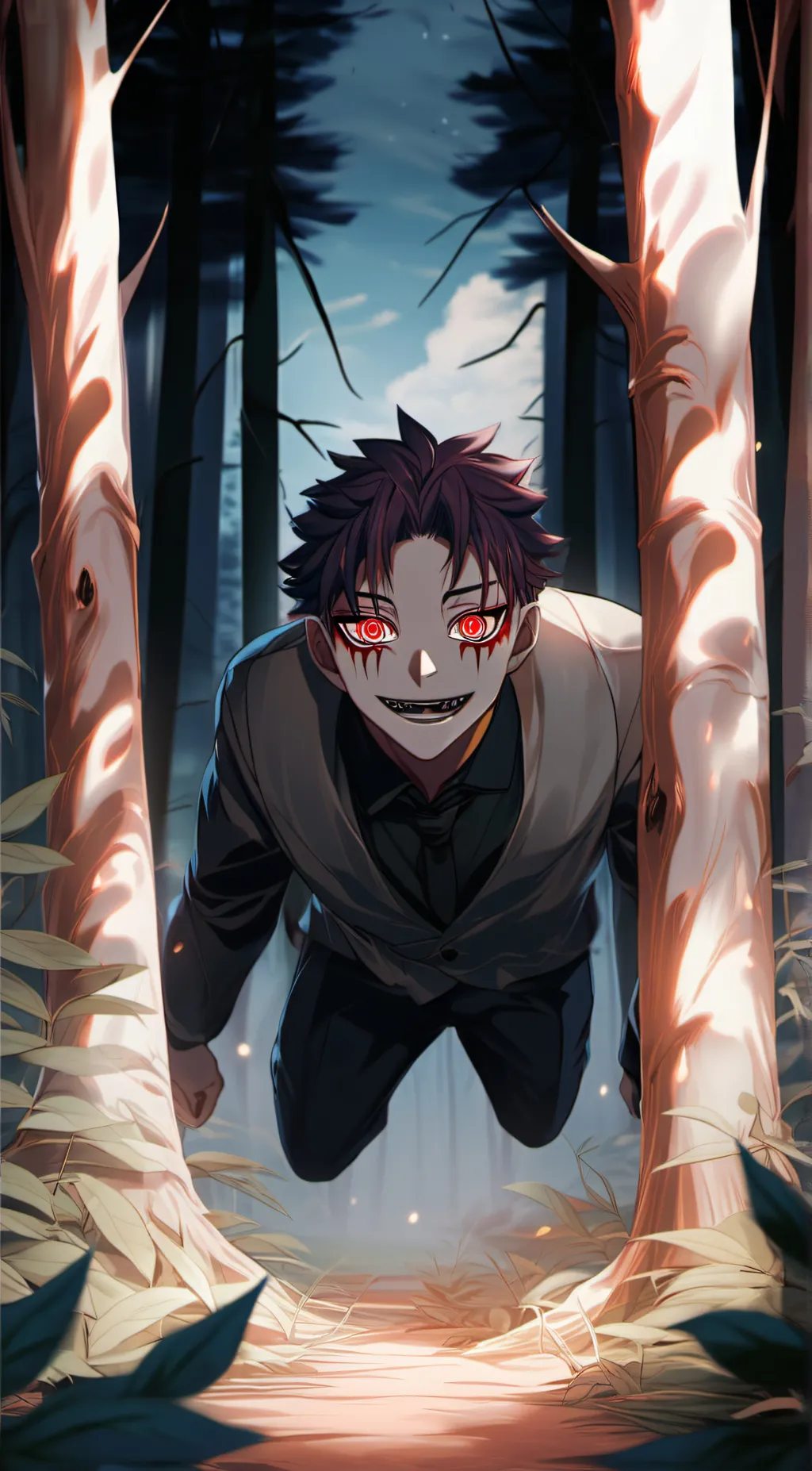 ai character: Akaza background