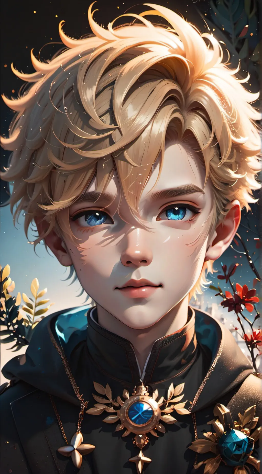 ai character: Even background