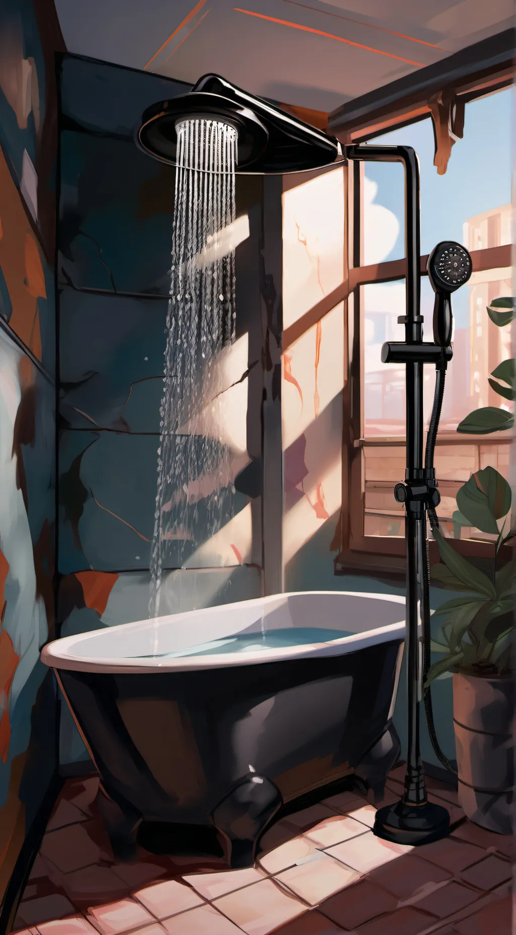 ai character: Your shower background