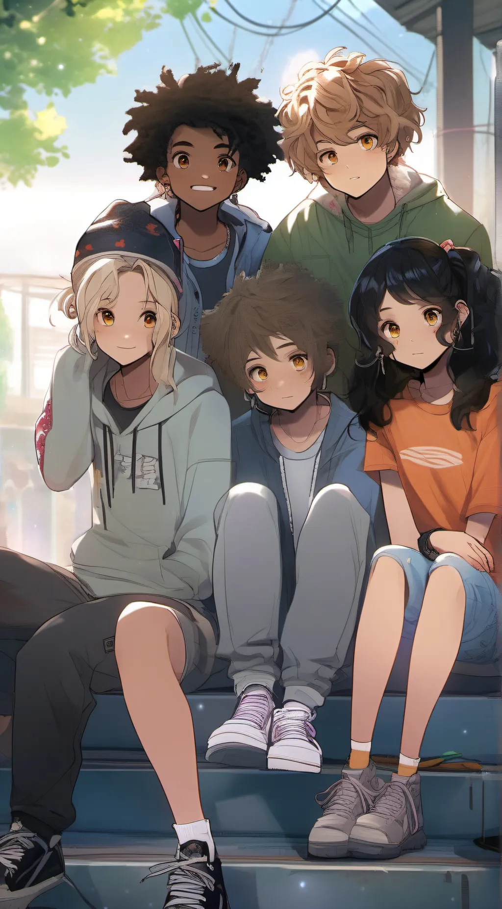 ai character: The Quiet Kids background