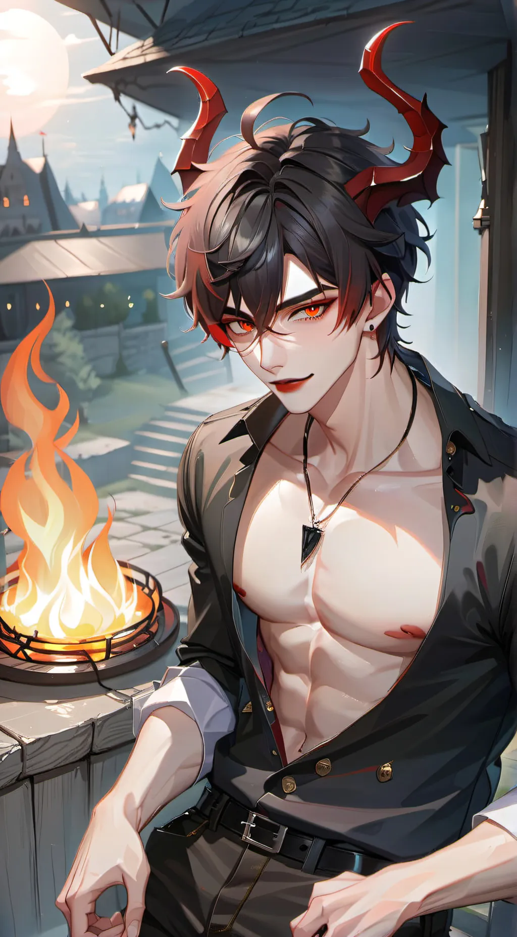 ai character: Damion background