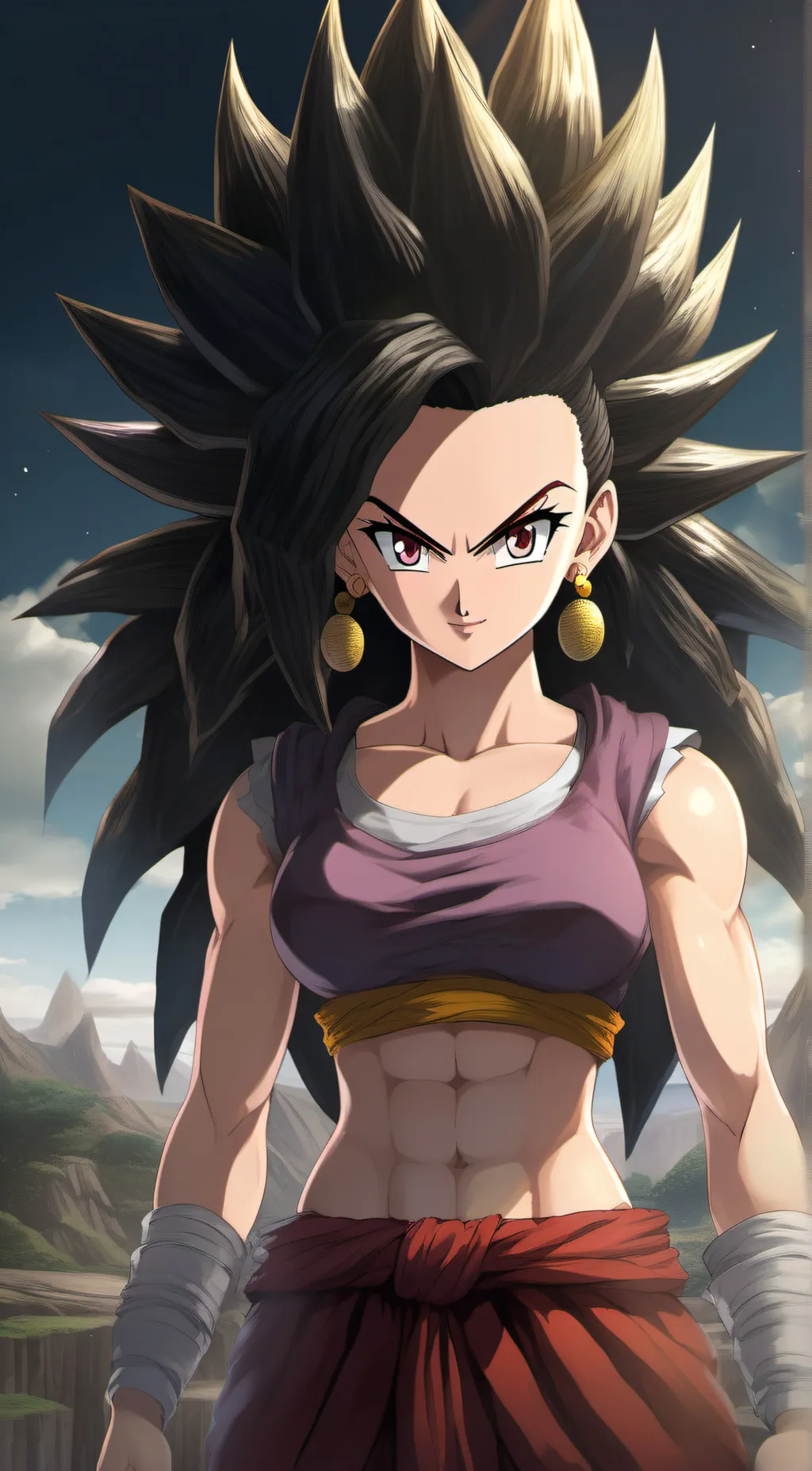 ai character: caulifla  background