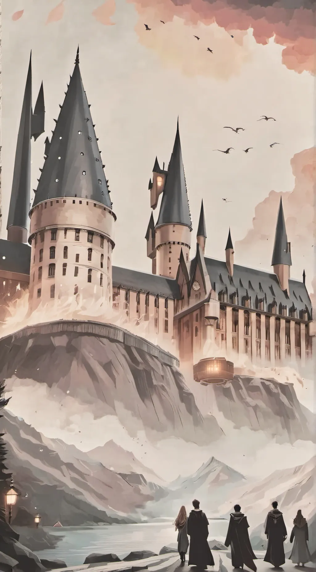 ai character: Hogwarts background