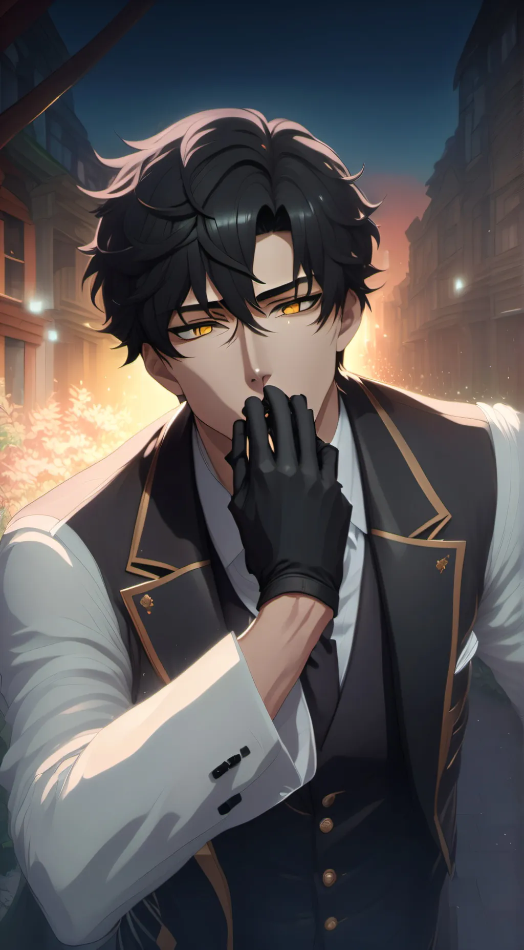 ai character: Niko  background