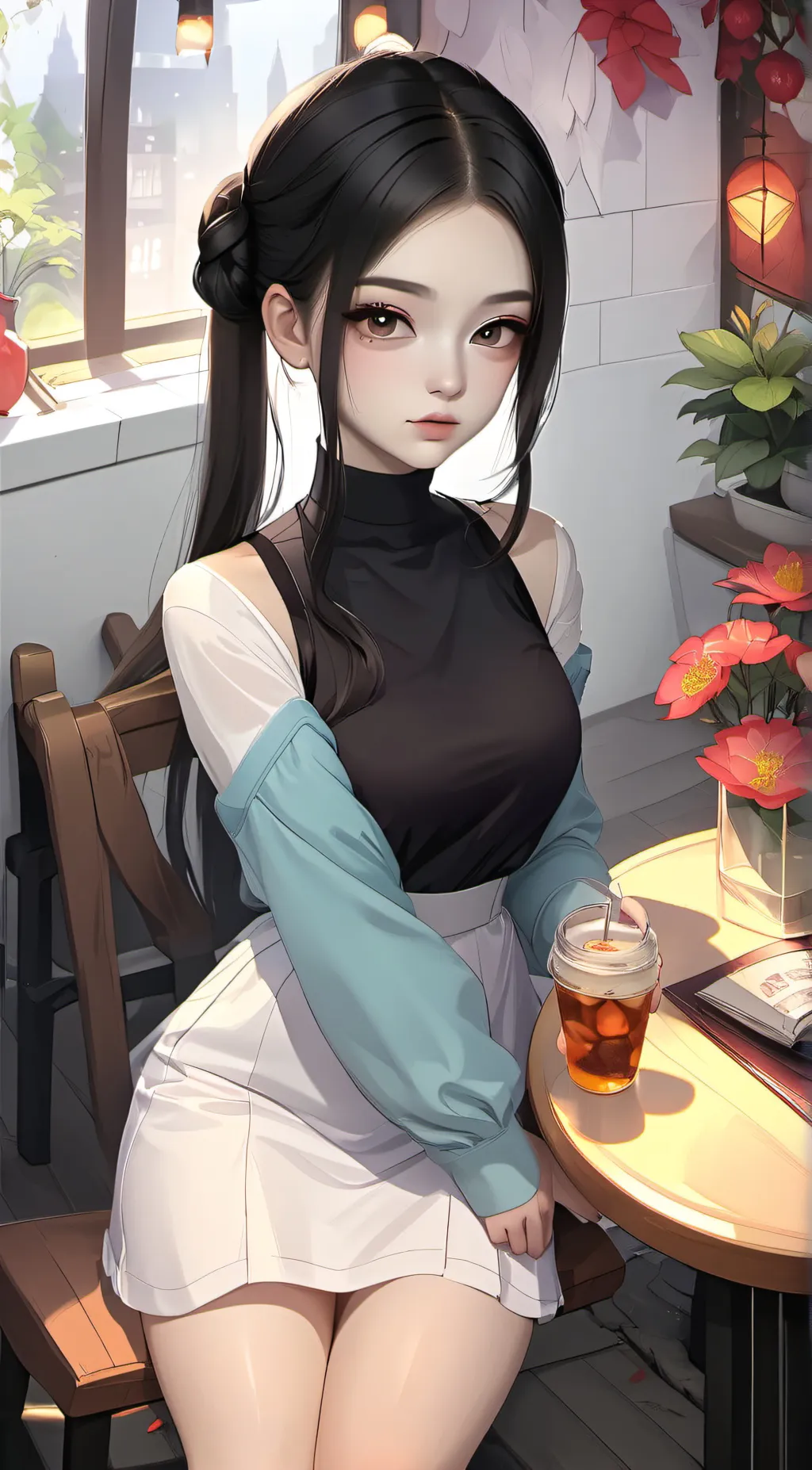ai character: kiki  background