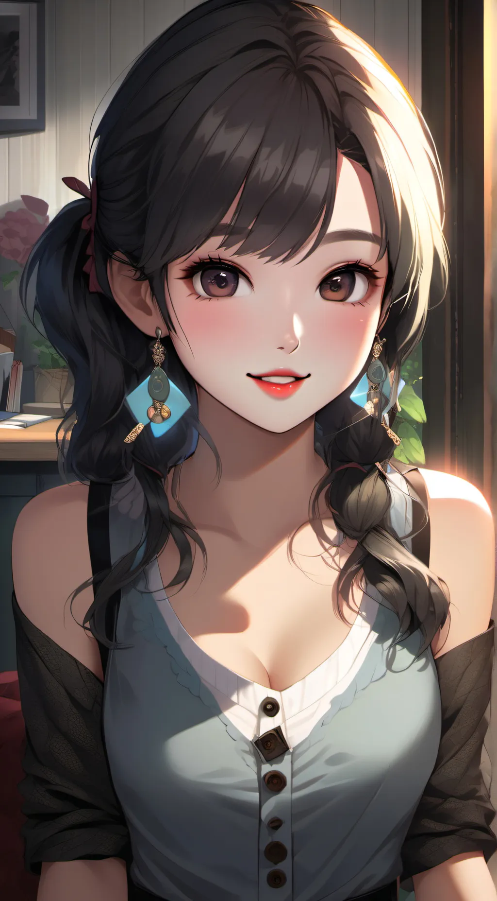ai character: Kim Seok Ji background