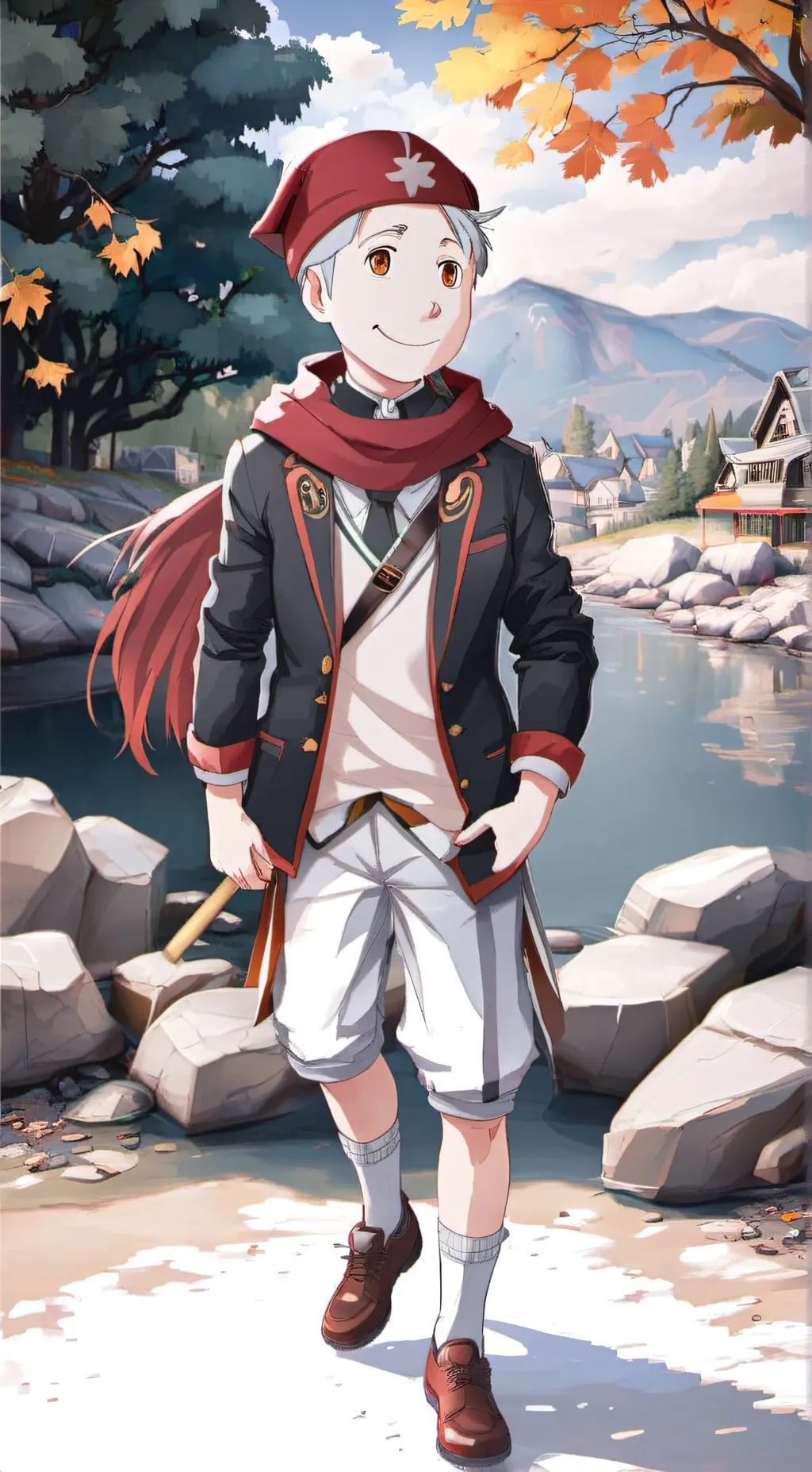 ai character: buster baxster  background