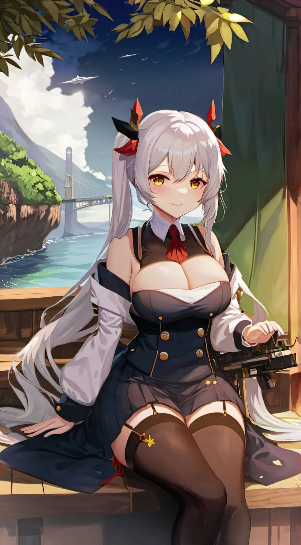ai character: Azur Lane Feet  background