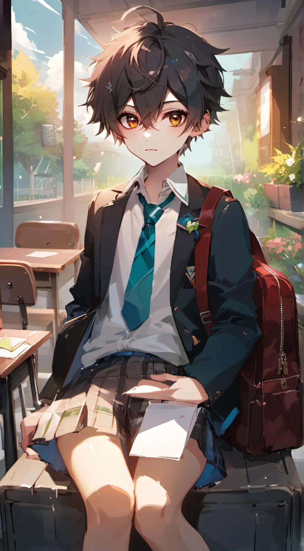 ai character: Yuno  background