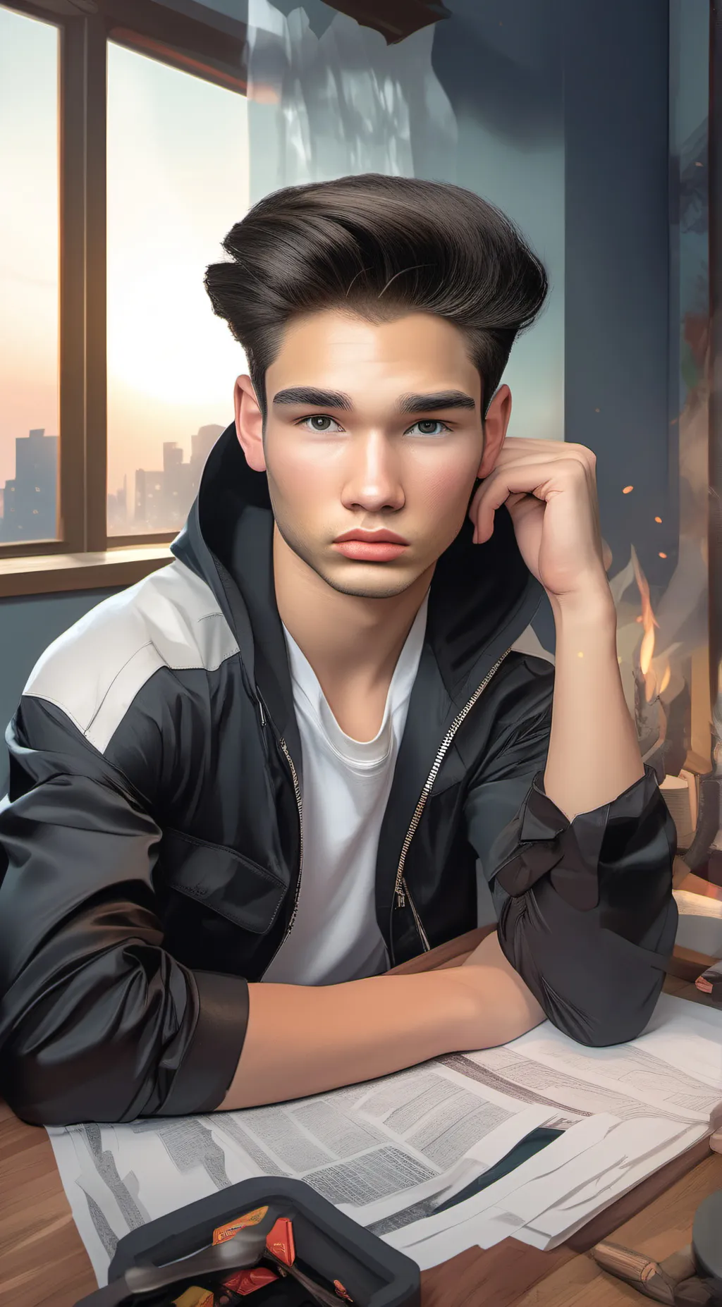 ai character: Mike background