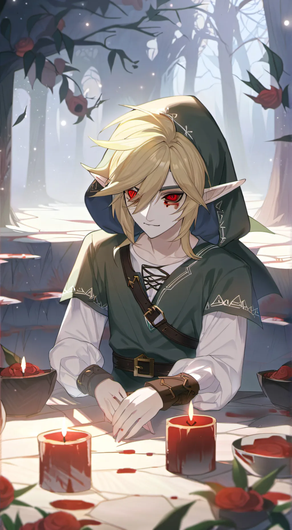 ai character: Ben Drowned background