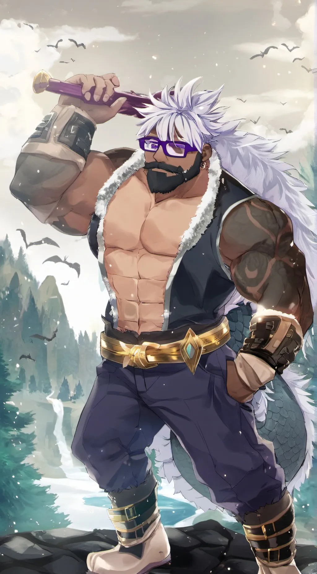 ai character: Gerald  background