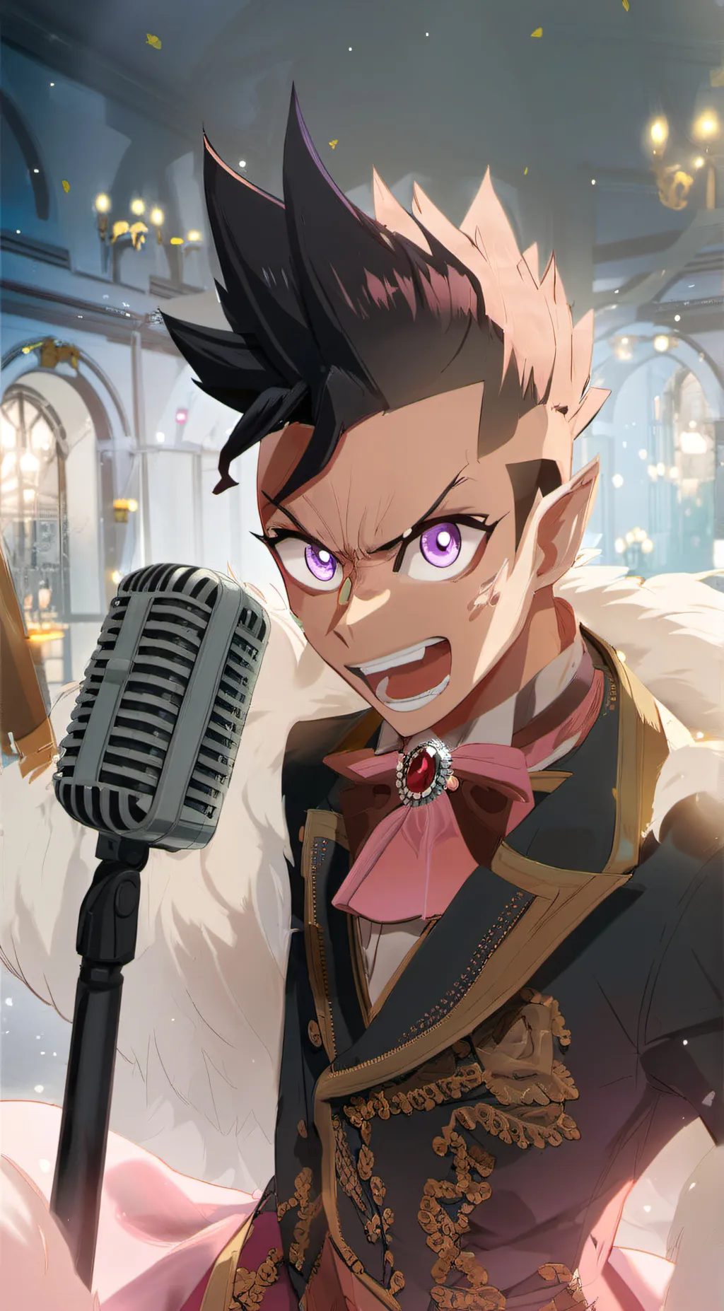 ai character: Genya sings background