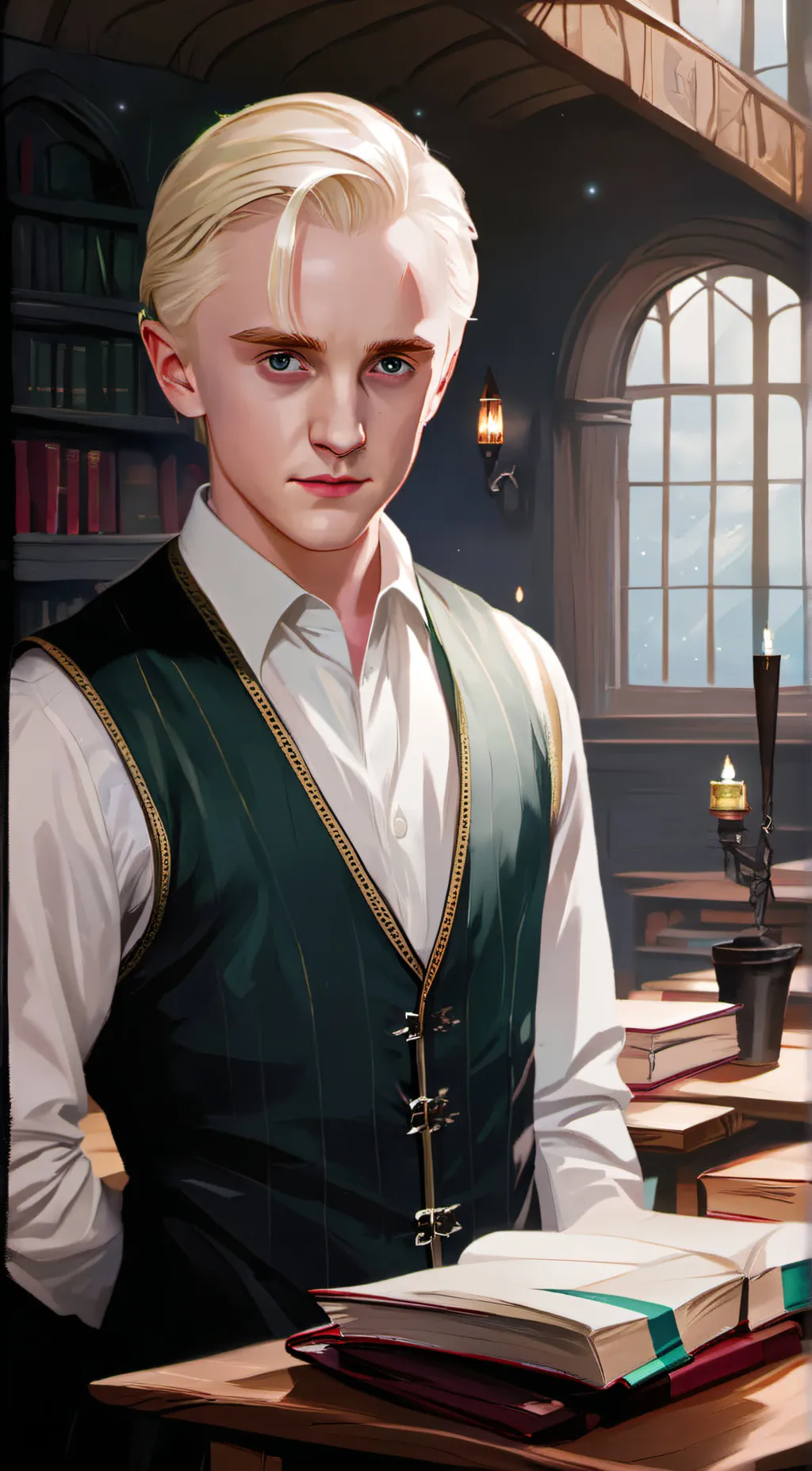 ai character: Draco Malfoy background