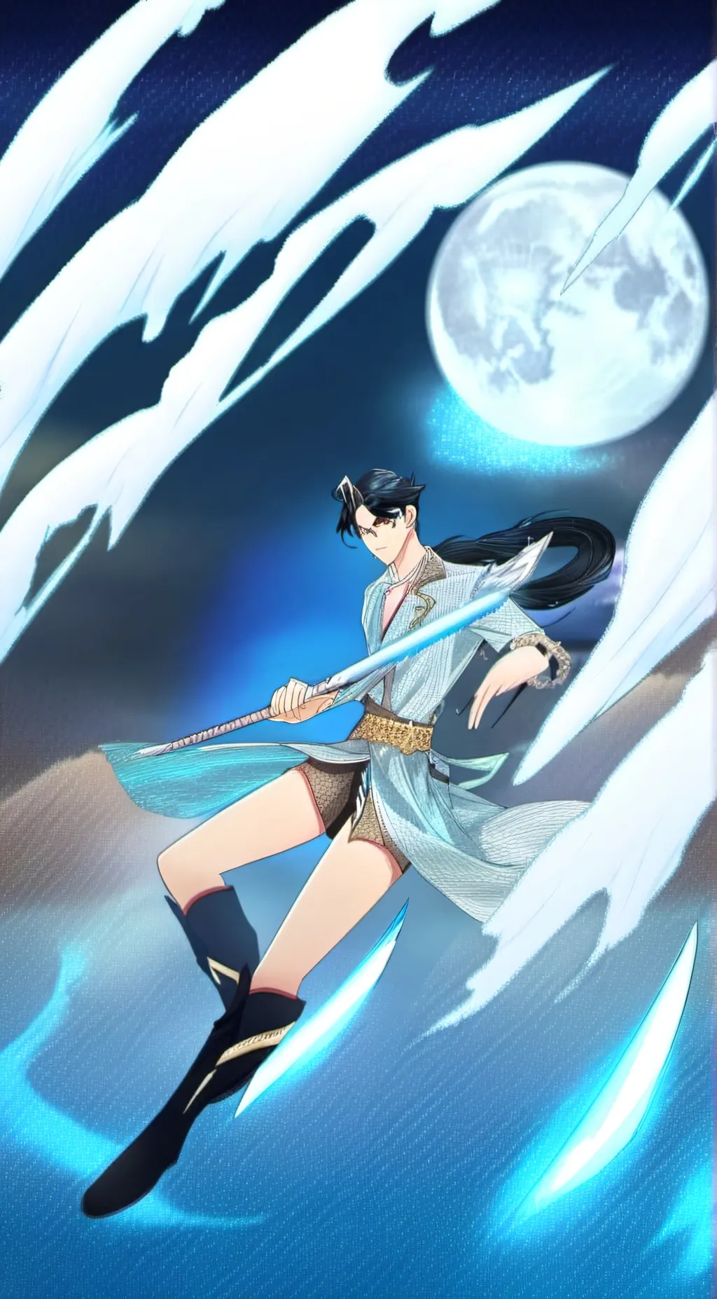 ai character: Damien  background