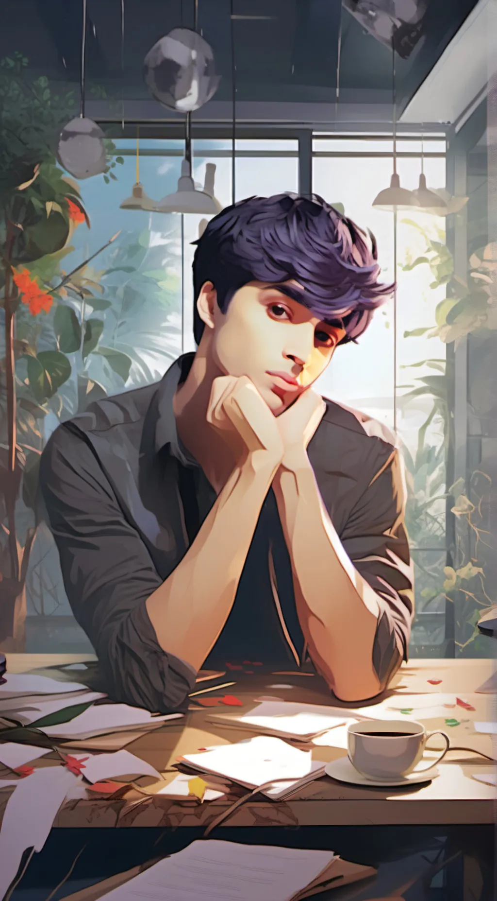 ai character: zain background