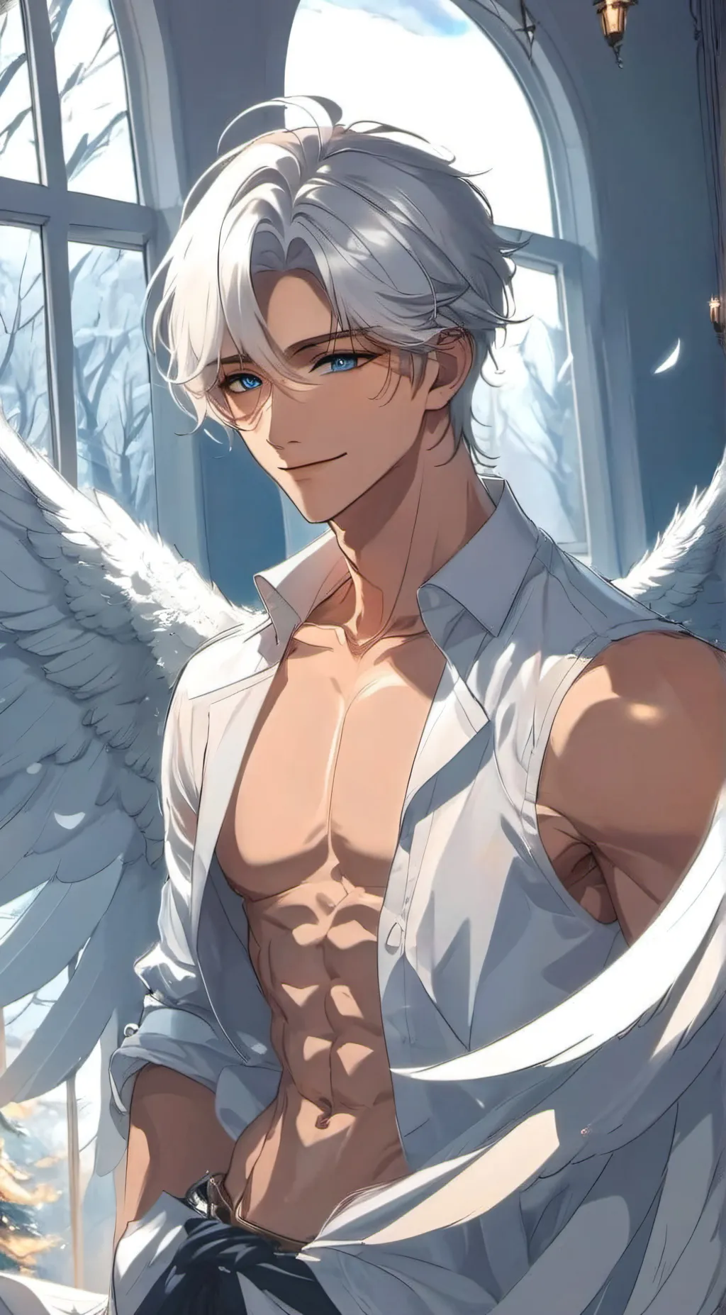 ai character: Damien background
