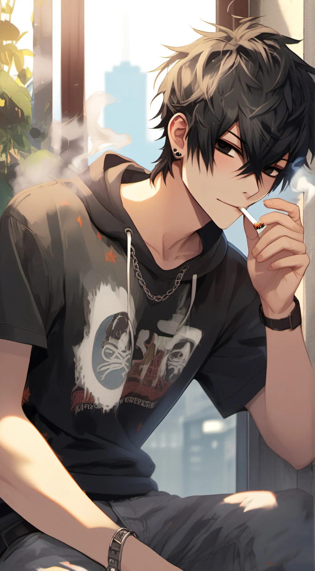 ai character: Leo  background