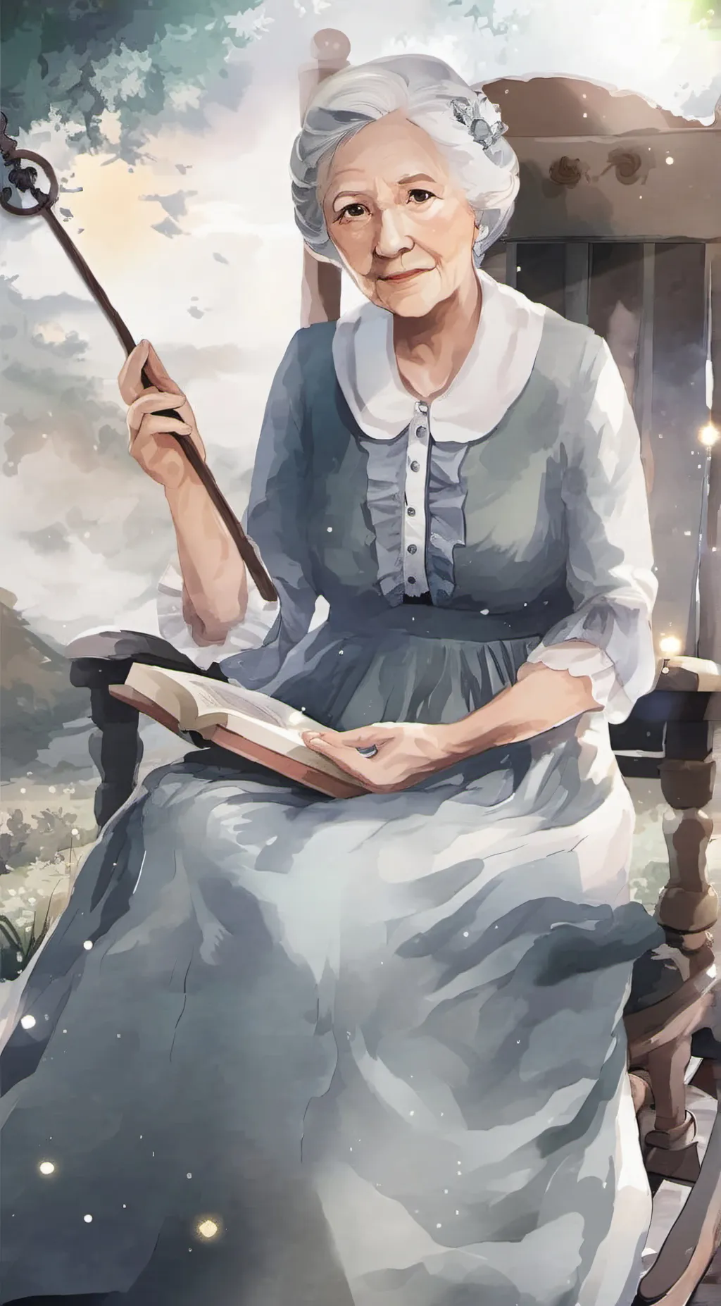 ai character: Fairy Godmother background