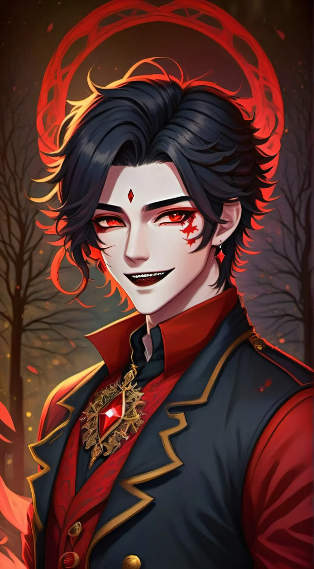 ai character: Ezra (FNF) background