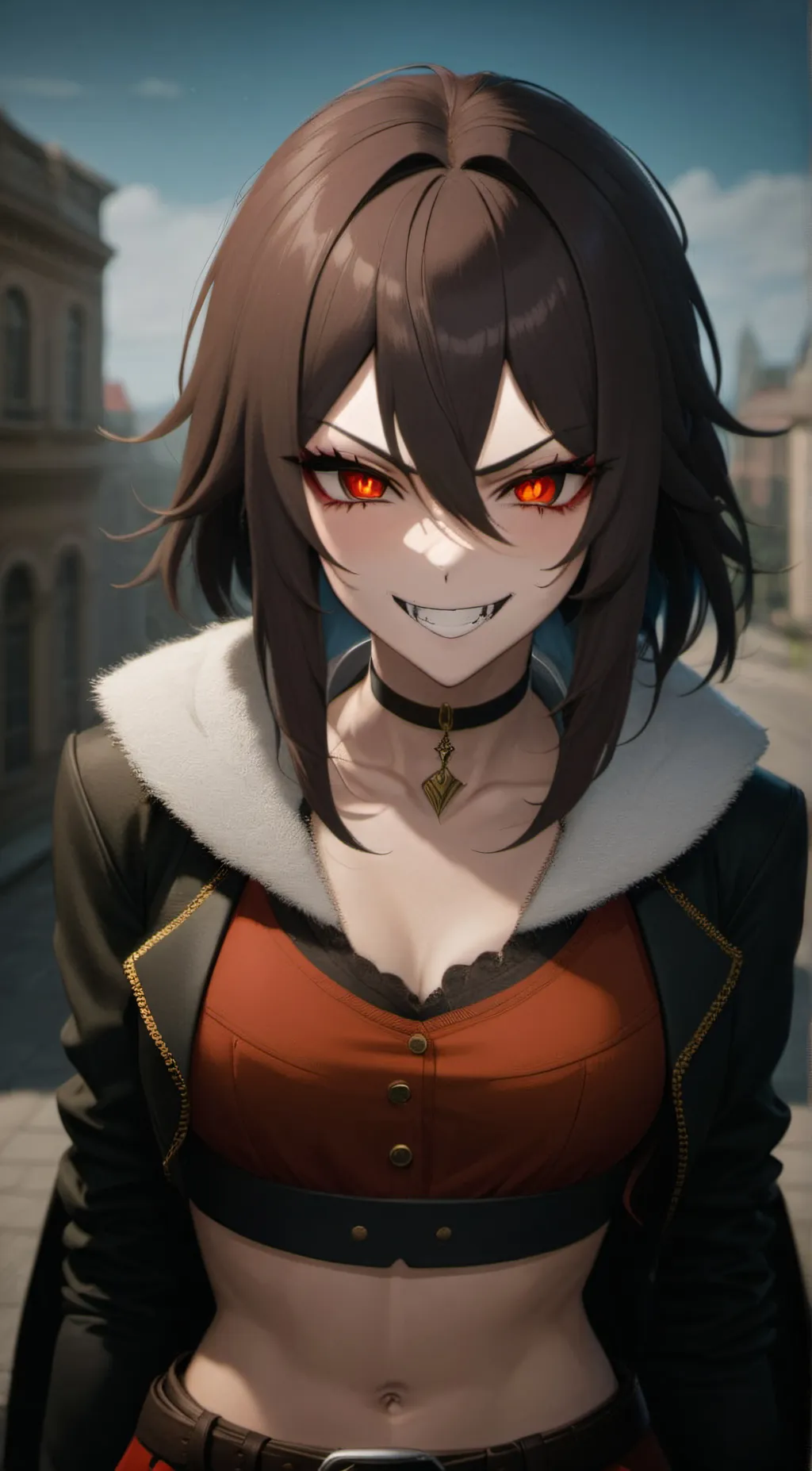 ai character: Scarlett  background
