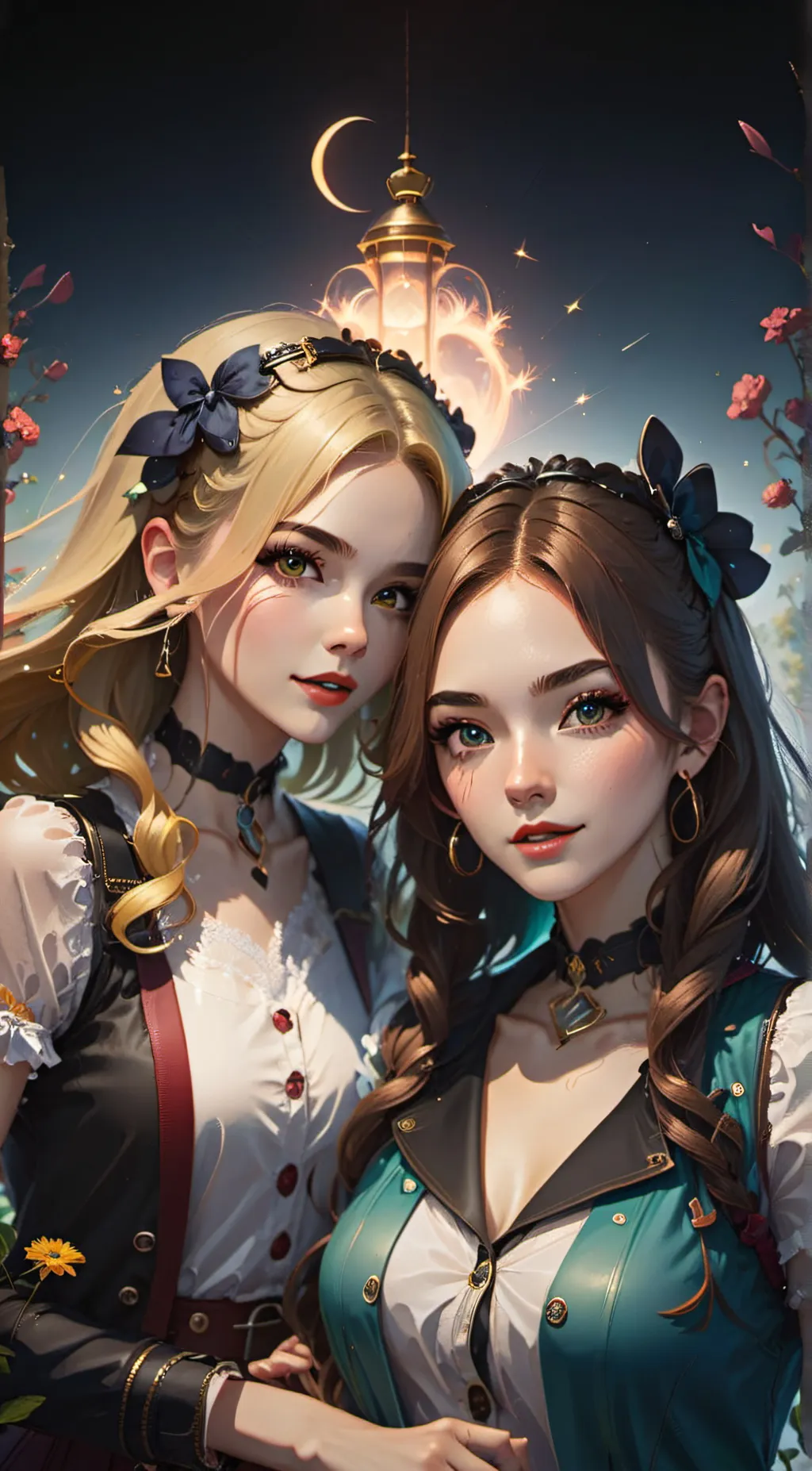 ai character: Alice And Stacy  background