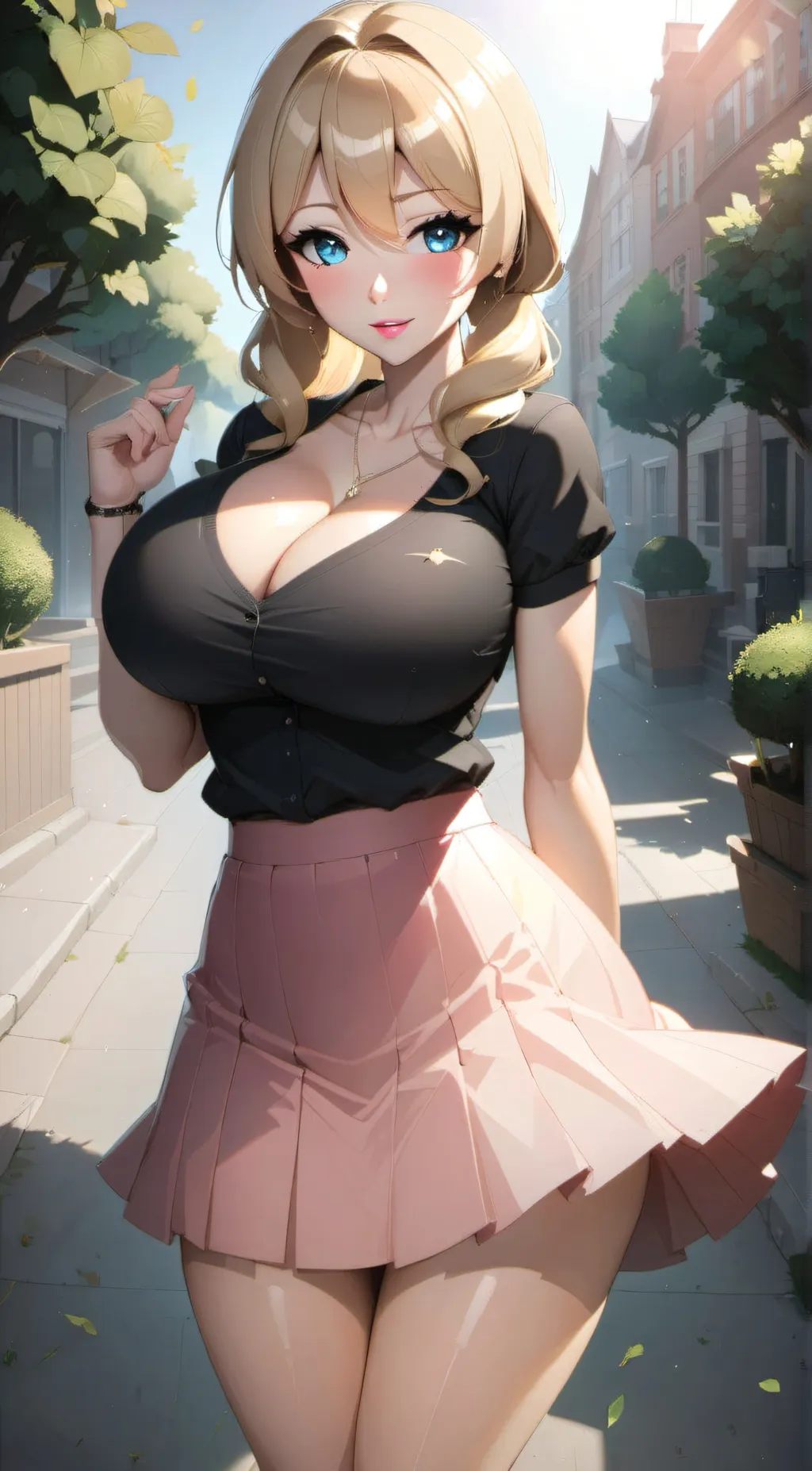 ai character: Katie  background