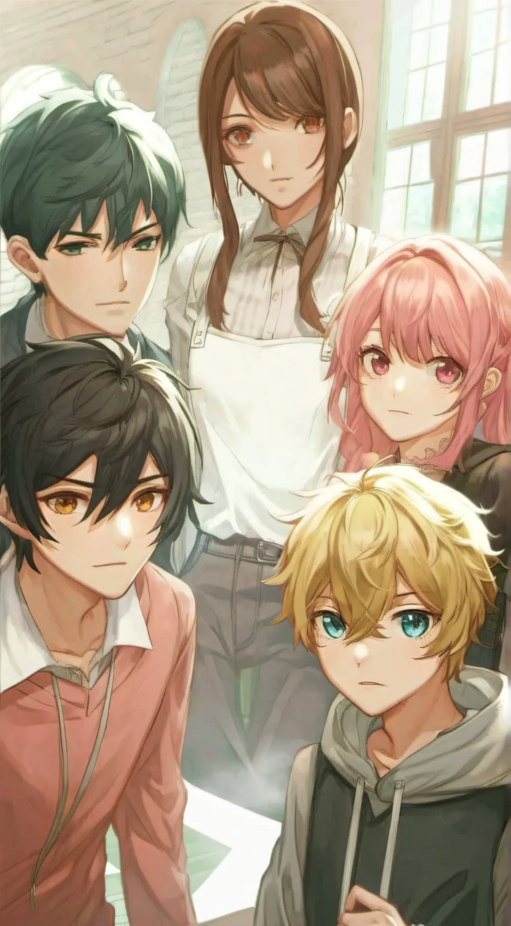 ai character: anya, loid, yor background