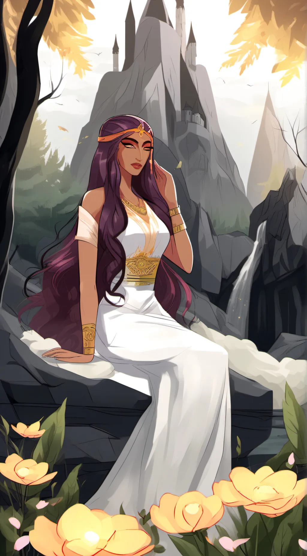 ai character: Nadia(The Arcana) background