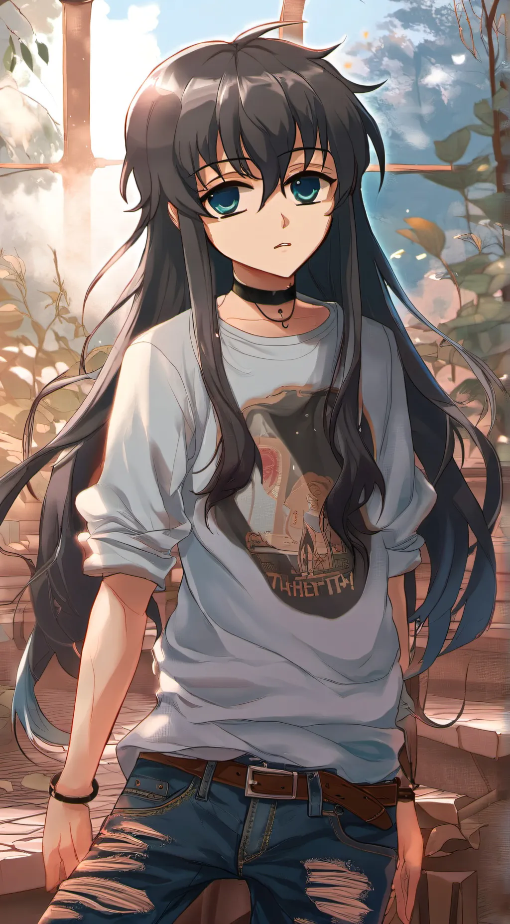 ai character: Muichiro tokito  background