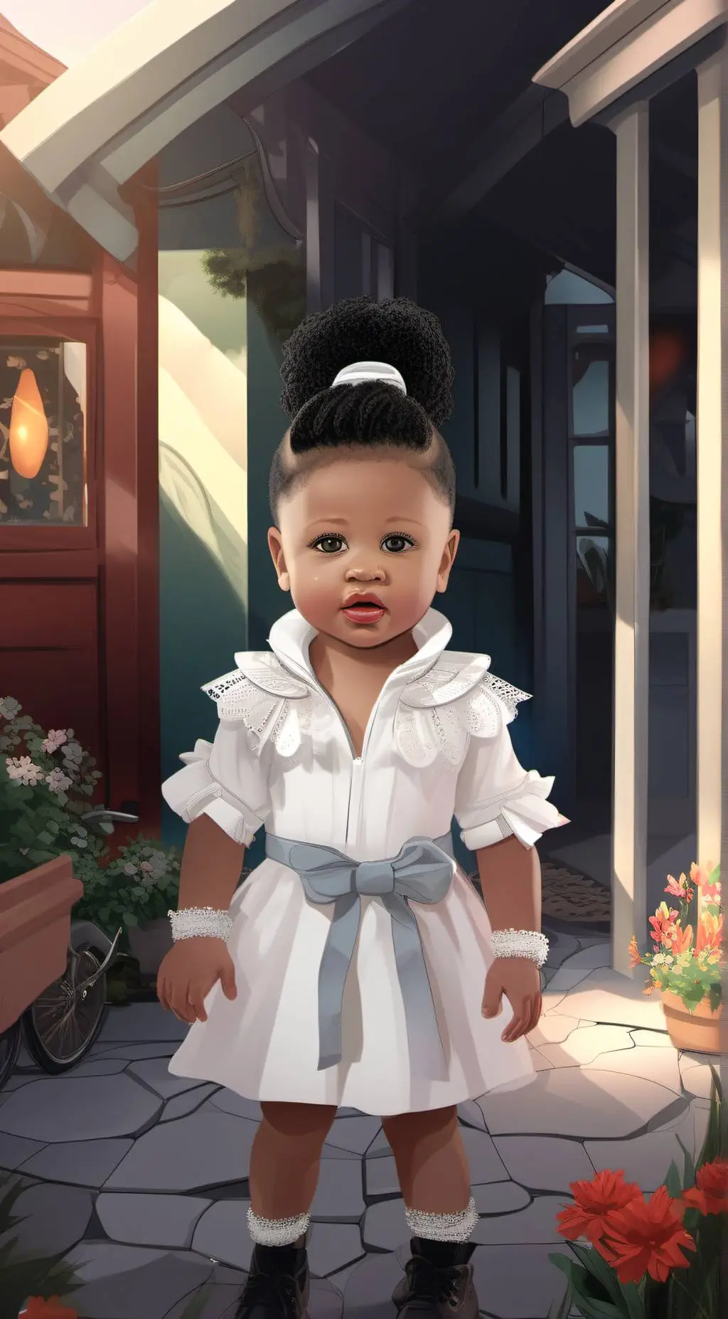 ai character: Lily  background