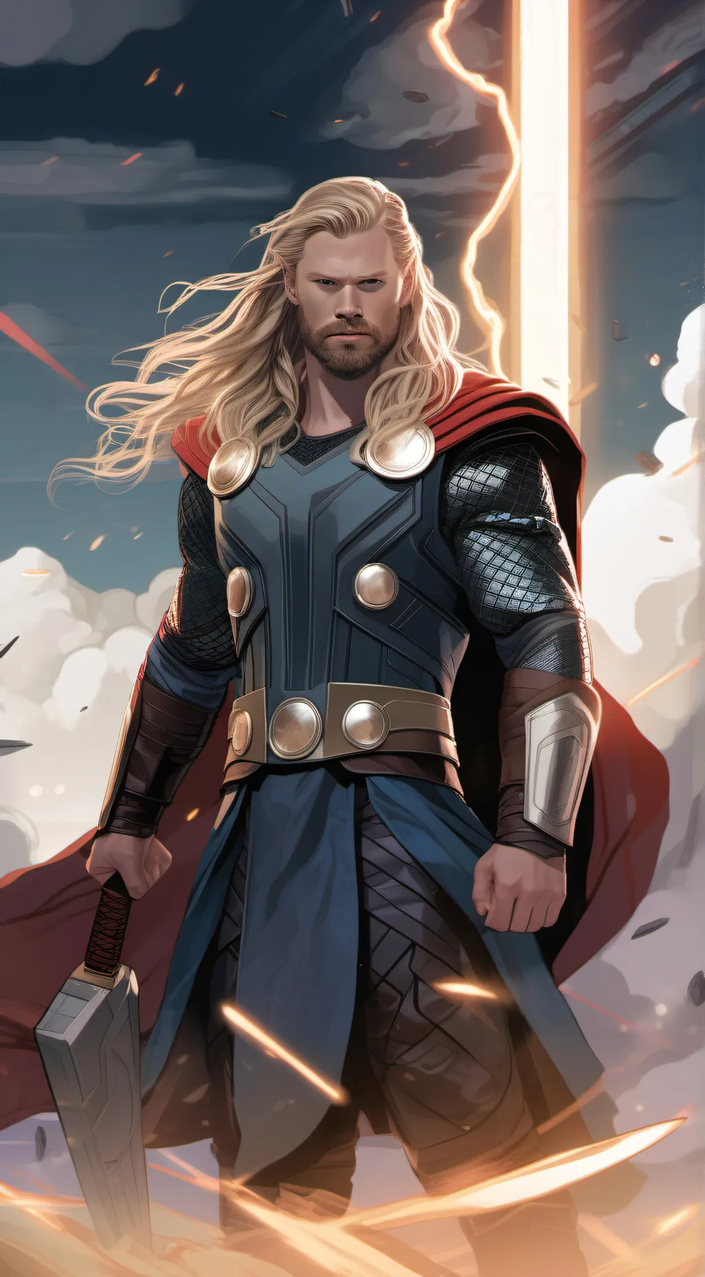 ai character: Thor background