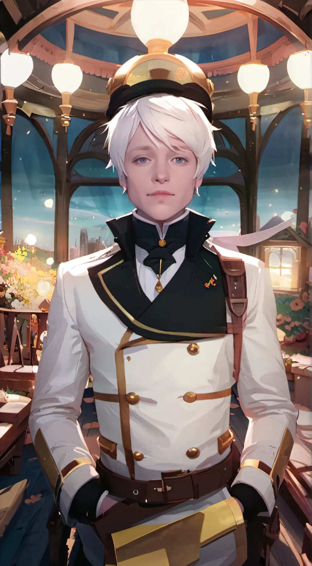 ai character: King boo background