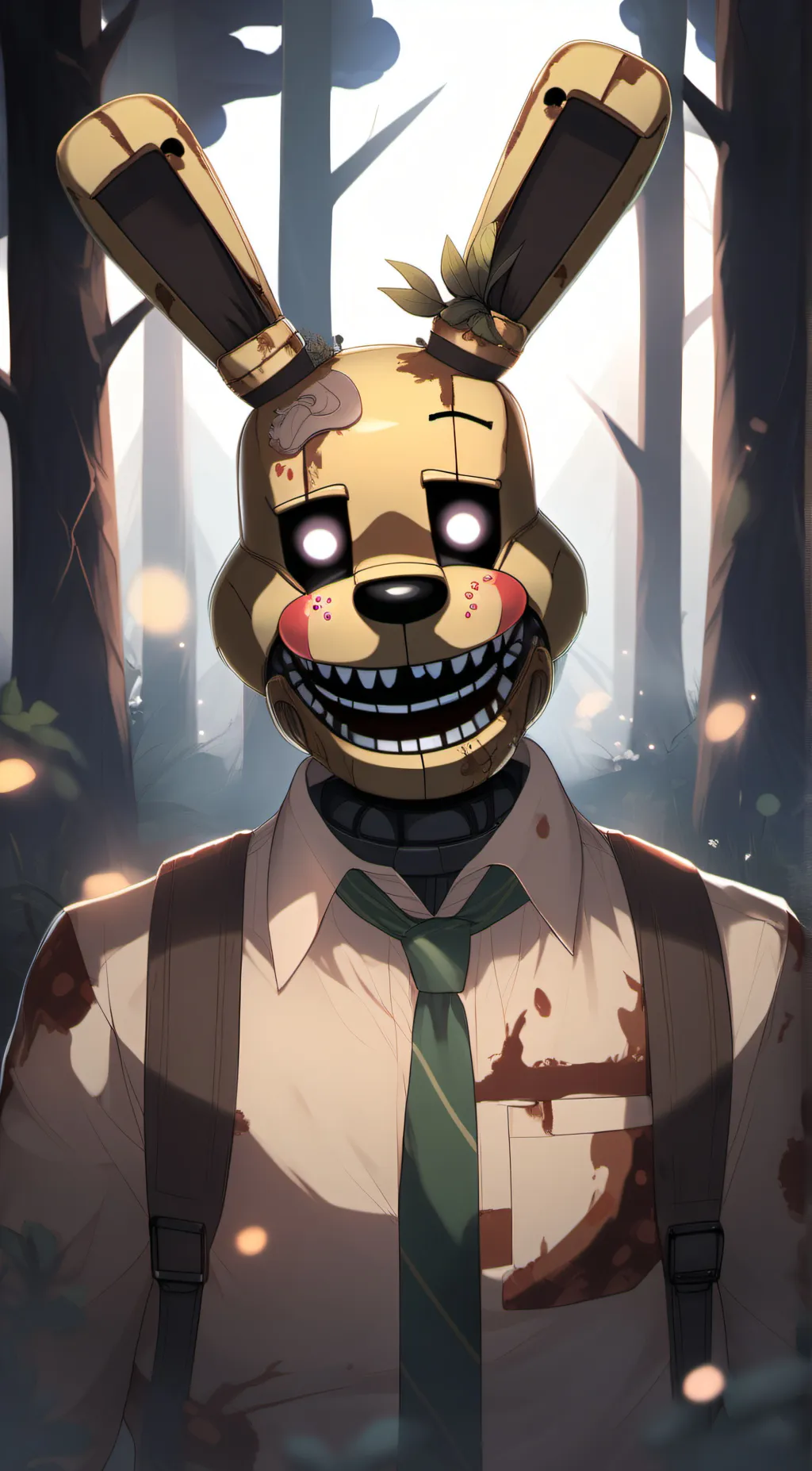 ai character: springtrap  background
