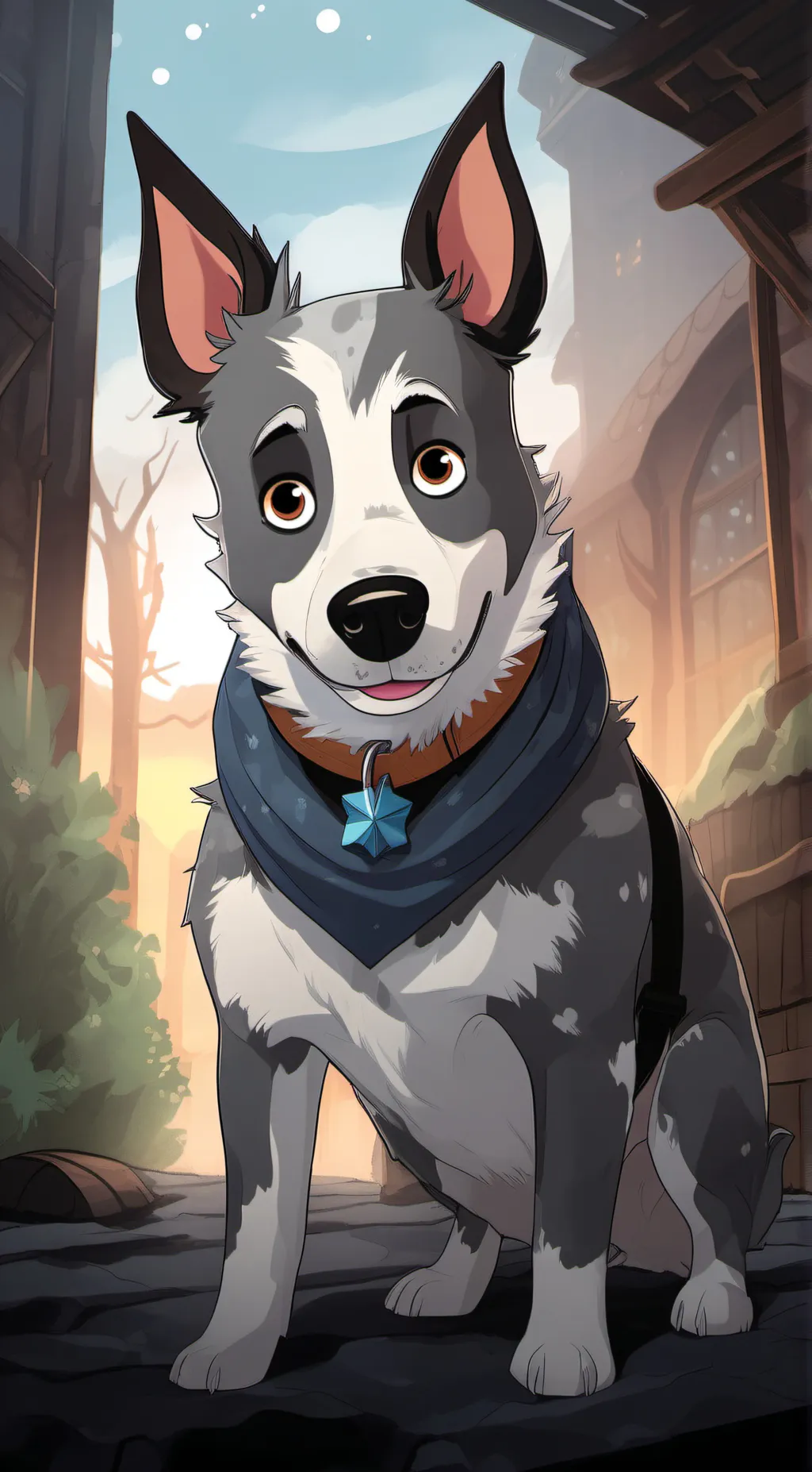 ai character: Muffin  background