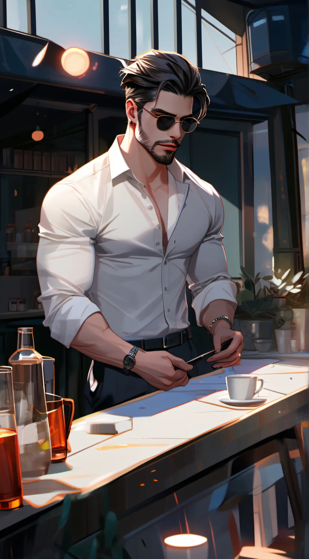 ai character: Liam background