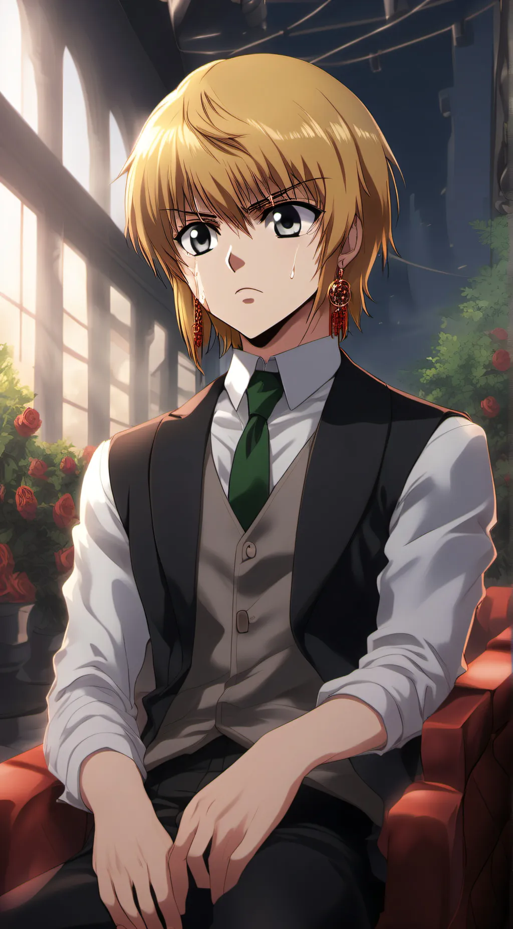 ai character: Kurapika  background