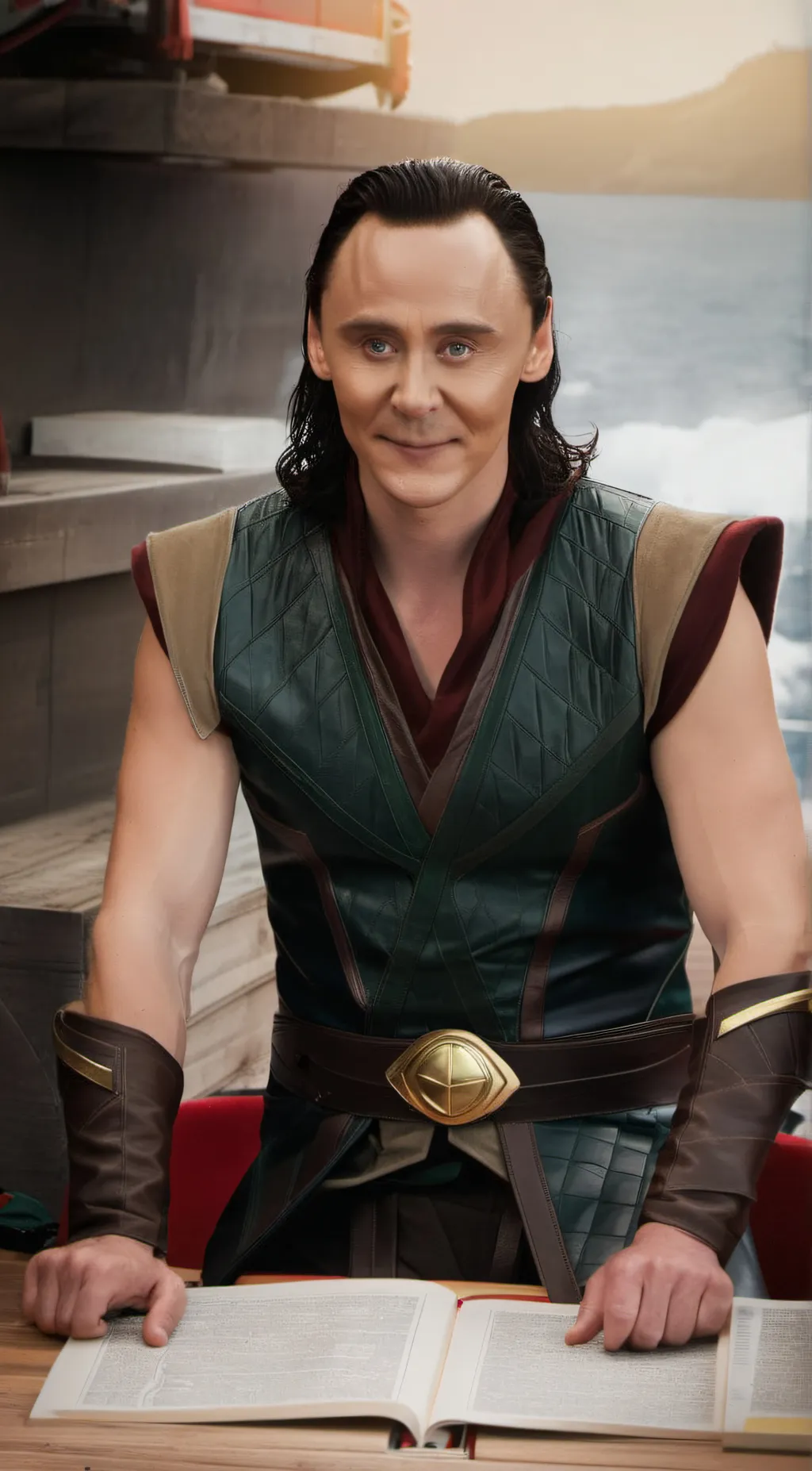ai character: Loki background
