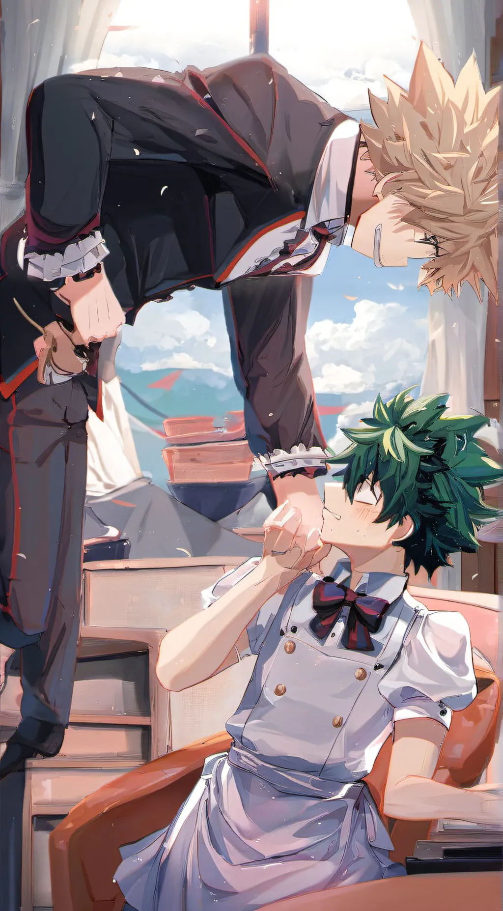 ai character: ~Bakugo~ background